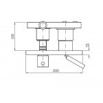 Zucchetti Element podtynkowy do baterii wannowo-natryskowych  R99692