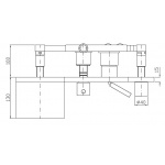 Zucchetti Element podtynkowy do baterii wannowo-natryskowej  R99695