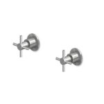 Zucchetti Helm Bateria natryskowa podtynkowa pokrętła gorące/zimne element zewnętrzny inox ZHM738.X