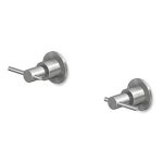 Zucchetti Helm Bateria natryskowa podtynkowa pokrętła gorące/zimne element zewnętrzny inox ZHL738.X