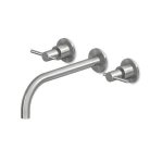 Zucchetti Helm Bateria umywalkowa 3-otworowa podtynkowa 230 mm element zewnętrzny inox ZHL761.X