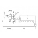 Zucchetti Isy Bateria Zlewozmywakowa Jednouchwytowa chrom ZP1620