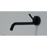   Zucchetti Isystick Bateria Umywalkowa Podtynkowa element zewnętrzny czarny matowy gofrowany ZP1616.N1