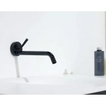   Zucchetti Isystick Bateria Umywalkowa Podtynkowa element zewnętrzny czarny matowy gofrowany ZP1616.N1