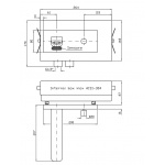 Zucchetti Jingle Bateria Umywalkowa Jednouchwytowa Podtynkowa element zewnętrzny chrom ZIN079
