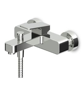 Zucchetti Jingle Bateria Wannowo-natryskowa Jednouchwytowa naścienna chrom ZIN102