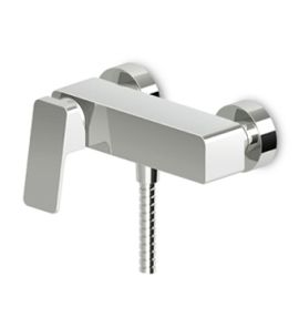 Zucchetti Jingle Bateria Natryskowa Jednouchwytowa naścienna chrom ZIN136