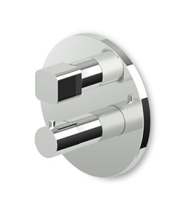 Zucchetti Jingle Bateria Termostatyczna Natryskowa Podtynkowa element zewnętrzny chrom ZIN800