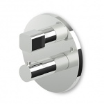 Zucchetti Jingle Bateria Termostatyczna Natryskowa Podtynkowa element zewnętrzny chrom ZIN800