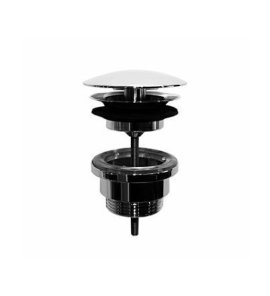 Zucchetti Korek do umywalek z przelewem i bez przelewu chrom R97760