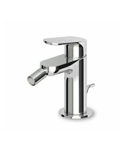 Zucchetti Nikko Bateria bidetowa jednouchwytowa z korkiem 1¼”, wężyki podłączeniowe, perlator chrom ZKK320