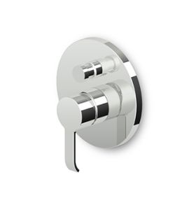 Zucchetti On Bateria wannowo-natryskowa jednouchwytowa podtynkowa element zewnętrzny chrom ZON127