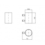Zucchetti On Uchwyt Kubka chrom ZAD513