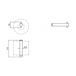 Zucchetti On Uchwyt na Papier Toaletowy chrom ZAD530