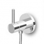 Zucchetti Pan Bateria Natryskowa Jednouchwytowa Podtynkowa element zewnętrzny chrom ZP6072