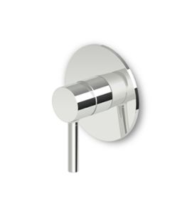 Zucchetti Pan Bateria Natryskowa Jednouchwytowa Podtynkowa element zewnętrzny chrom ZP6122