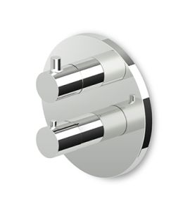 Zucchetti Pan Bateria Natryskowa Termostatyczna Podtynkowa element zewnętrzny chrom ZP6800