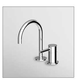 Zucchetti Pan Bateria Umywalkowa 2-otworowa Jednouchwytowa ZP6224