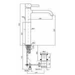 Zucchetti Pan Bateria Umywalkowa Jednouchwytowa z korkiem chrom ZP6218