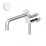  Zucchetti Pan Bateria umywalkowa 2-otworowa podtynkowa jednouchwytowa element zewnętrzny biały matowy, gofrowany ZP6030.W1