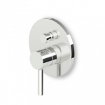 Zucchetti Pan Bateria Wannowo-natryskowa Jednouchwytowa Podtynkowa element zewnętrzny chrom ZP6127