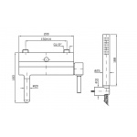 Zucchetti Pan Bateria Wannowo-natryskowa Jednouchwytowa naścienna chrom ZP6181