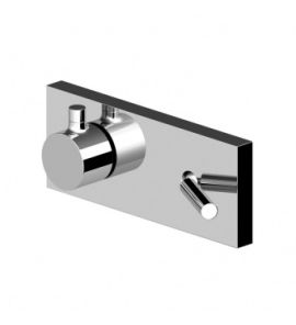 Zucchetti Pan+ Bateria Wannowo-natryskowa Jednouchwytowa Podtynkowa element zewnętrzny chrom ZP8119