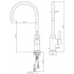 Zucchetti Pan Bateria Zlewozmywakowa Jednouchwytowa chrom ZP6358