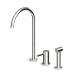 Zucchetti Pan Bateria Zlewozmywakowa 3-otworowa Jednouchwytowa chrom ZP6278