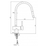 Zucchetti Pan Bateria Zlewozmywakowa Jednouchwytowa ZP6285