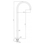 Zucchetti Pan Wylewka do baterii wannowa chrom   Z92059