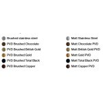 Zucchetti Sablier Bateria umywalkowa brushed stainless steel ZSL558.X