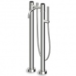 Zucchetti Savoir Bateria Wannowo-natryskowa wolnostojąca Podtynkowa elementy zewnętrzne chrom ZSA275.CC