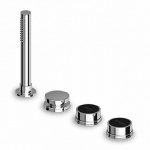 Zucchetti Savoir Bateria Wannowa 4-otworowa do Montażu na Brzeg Wanny chrom ZSV484.CC