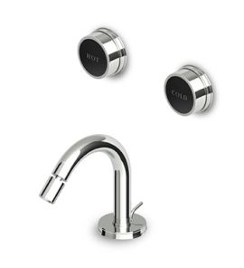 Zucchetti Savoir Bateria Bidetowa Podtynkowa elementy zewnętrzne chrom ZSA751.CC