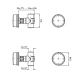 Zucchetti Savoir Bateria Natryskowa Podtynkowa elementy zewnętrzne chrom ZSV738.CC