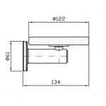 Zucchetti Savoir Mydelniczka naścienna ceramiczna ZAD210
