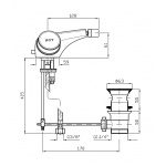Zucchetti Savoir Bateria Bidetowa Jednouchwytowa chrom ZSA603.CC