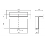 Zucchetti Shower plus Wylewka naścienna chrom Z93765