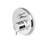 Zucchetti Simply Beautiful Bateria Wannowo-natryskowa Jednouchwytowa Podtynkowa element zewnętrzny chrom ZSB127