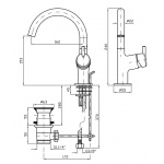 Zucchetti Simply Beautiful Bateria Umywalkowa Jednouchwytowa chrom ZSB249