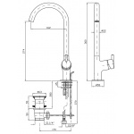 Zucchetti Simply Beautiful Bateria Umywalkowa Jednouchwytowa chrom ZSB296