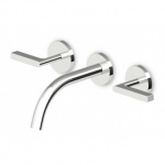 Zucchetti Simply Beautiful Bateria Umywalkowa 3-otworowa Podtynkowa elementy zewnętrzne chrom ZSB5699