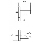 Zucchetti Uchwyt słuchawki prysznicowej chrom Z93944