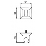 Zucchetti Uchwyt słuchawki prysznicowej chrom Z93949