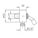 Zucchetti Uchwyt słuchawki prysznicowej chrom Z9397P