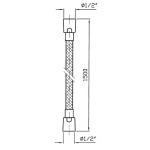 Zucchetti Wąż natryskowy chrom Z93875
