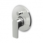 Zucchetti Wind Bateria Wannowo-natryskowa Jednouchwytowa Podtynkowa element zewnętrzny chrom ZWN134