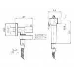 Zucchetti Zawór odcinający chrom Z93994