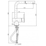 Zucchetti ZXS Bateria Zlewozmywakowa ZXS368
